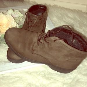 Ecco brown booties